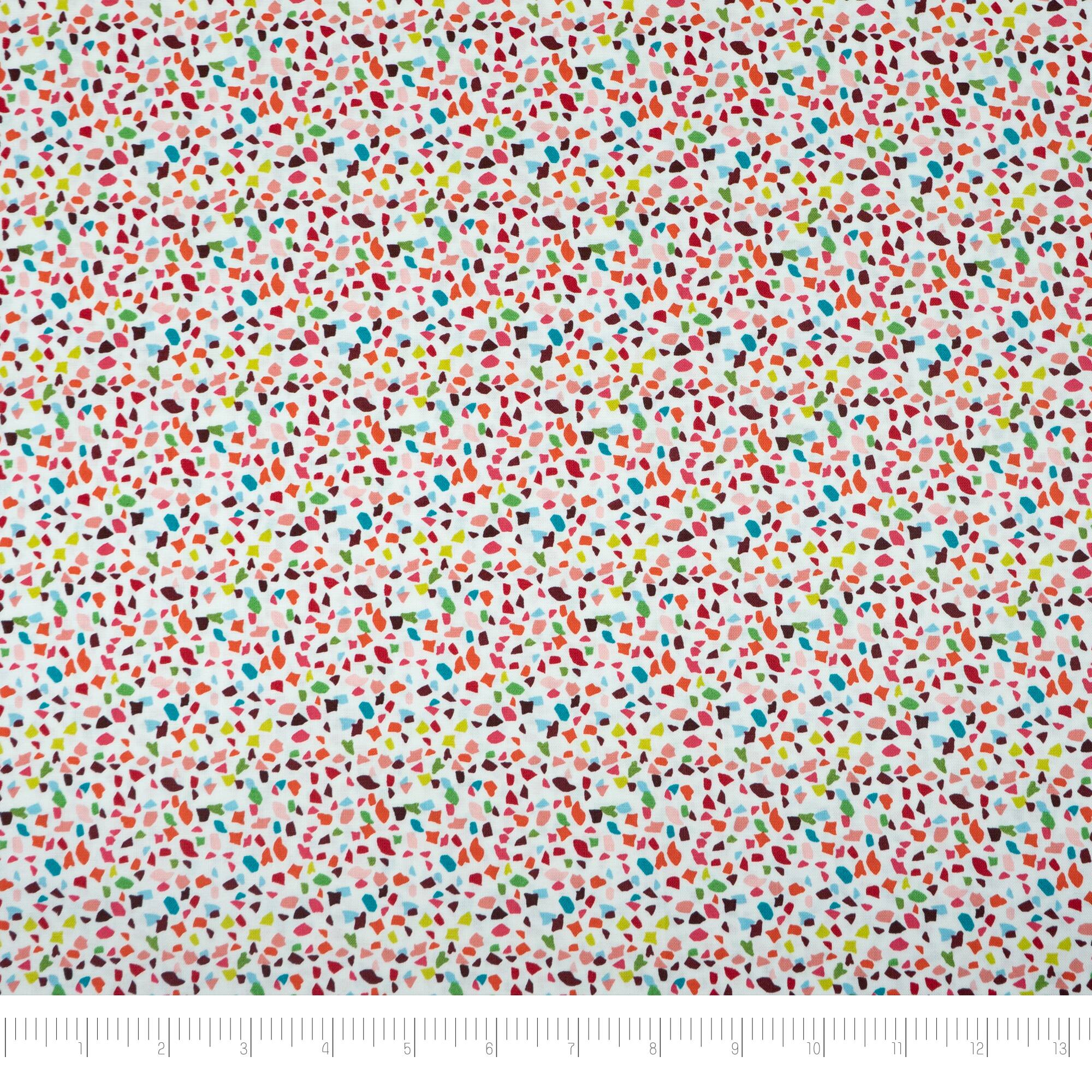 SINGER Colorful Party Confetti Cotton Fabric